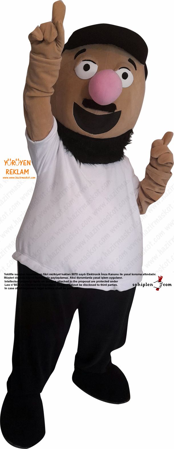 Kukla Maskot kostümü maskot kostümü