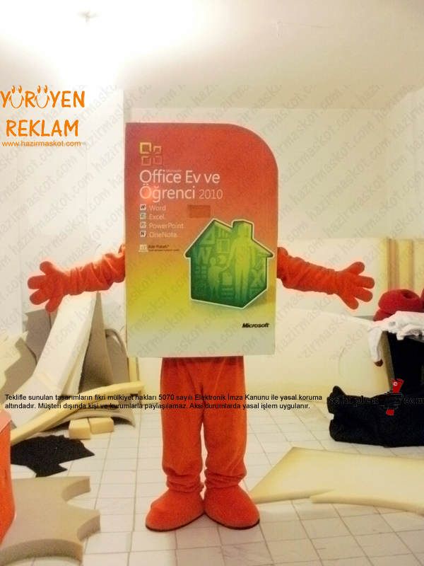 Microsoft Office Mascot maskot kostümü