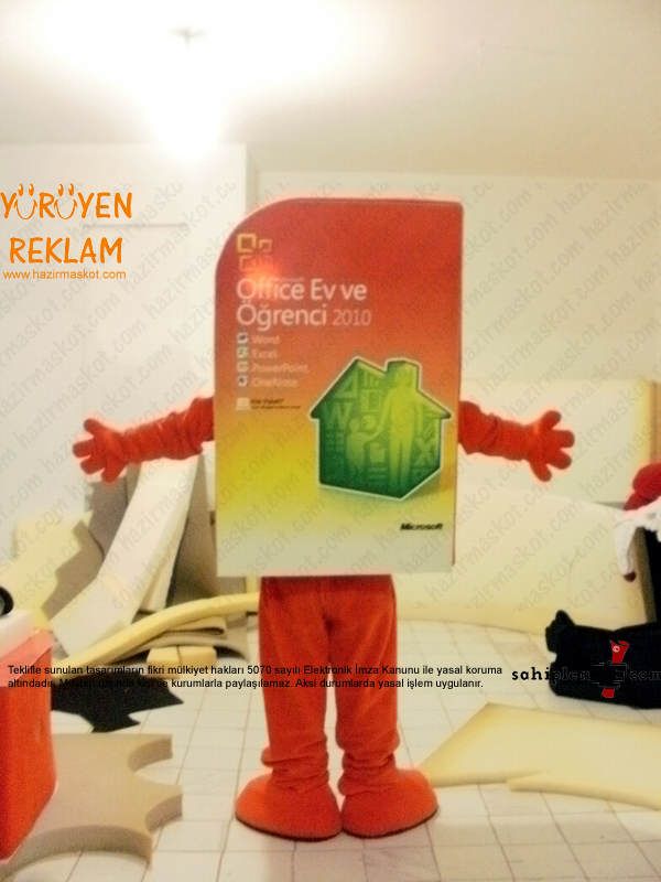 Microsoft Office Mascot maskot kostümü