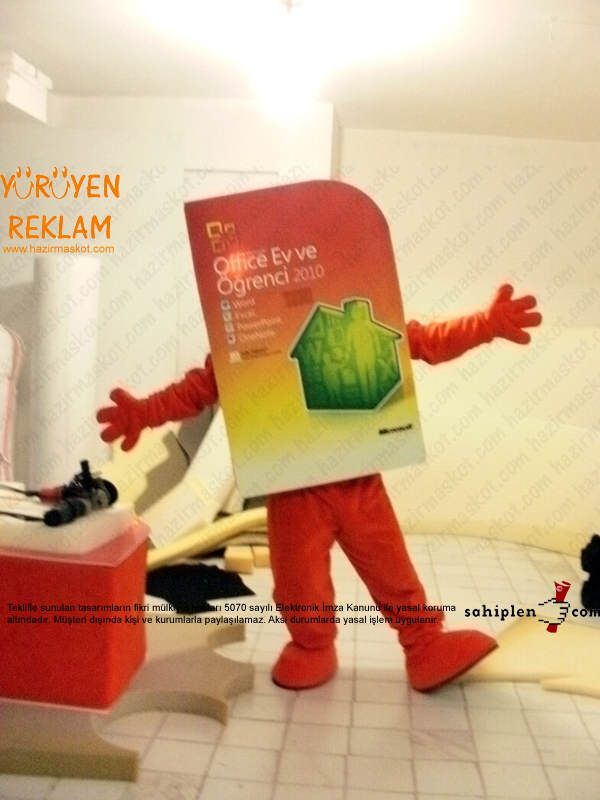 Microsoft Office Mascot maskot kostümü