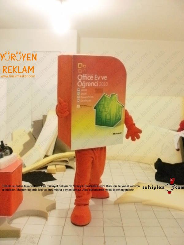 Microsoft Office Mascot maskot kostümü