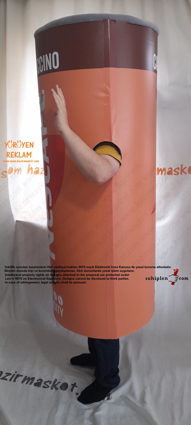 Nescafe Express Maskot Kostümü maskot kostümü