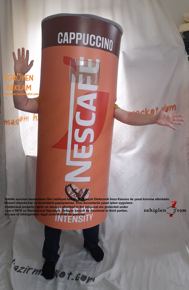 Nescafe Express Maskot Kostümü maskot kostümü