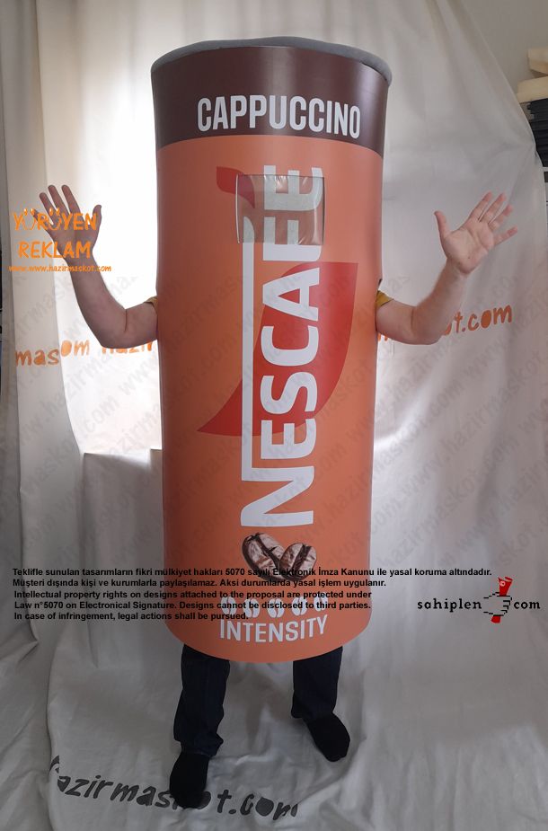 Nescafe Express Maskot Kostümü maskot kostümü