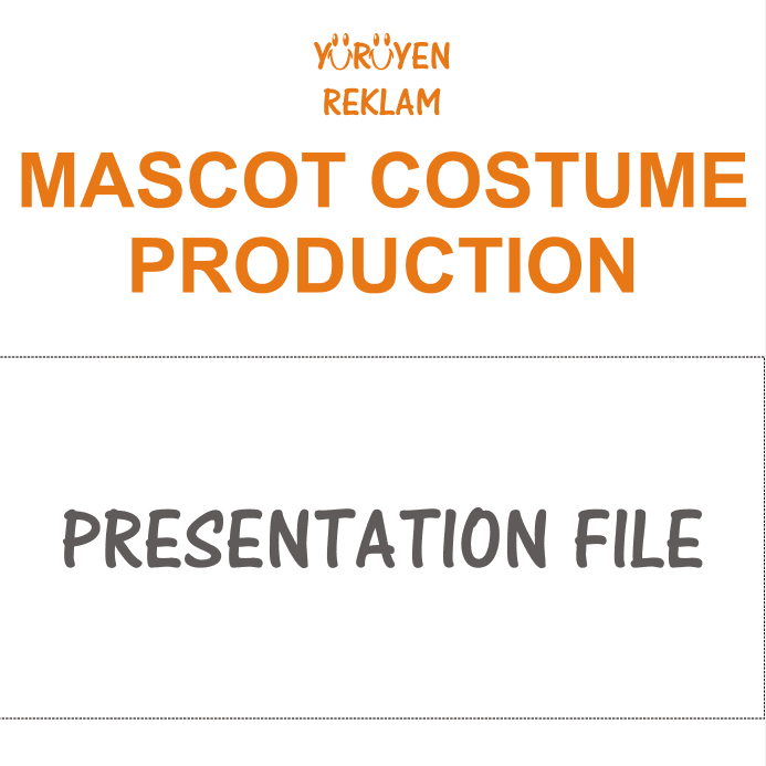 Maskot Sunum Dosyası maskot kostümü