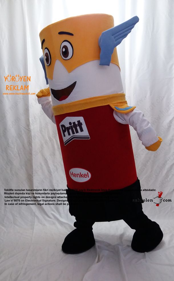 Pritt Takım Maskot / HENKEL maskot kostümü