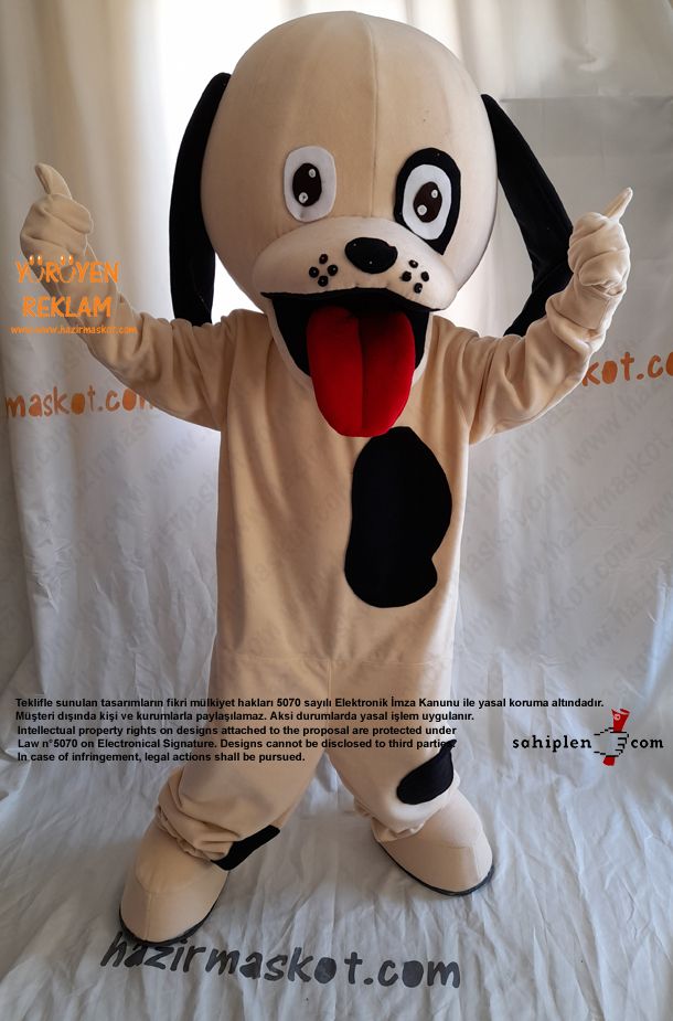 Rompy Dog Köpek Maskot kostümü maskot kostümü