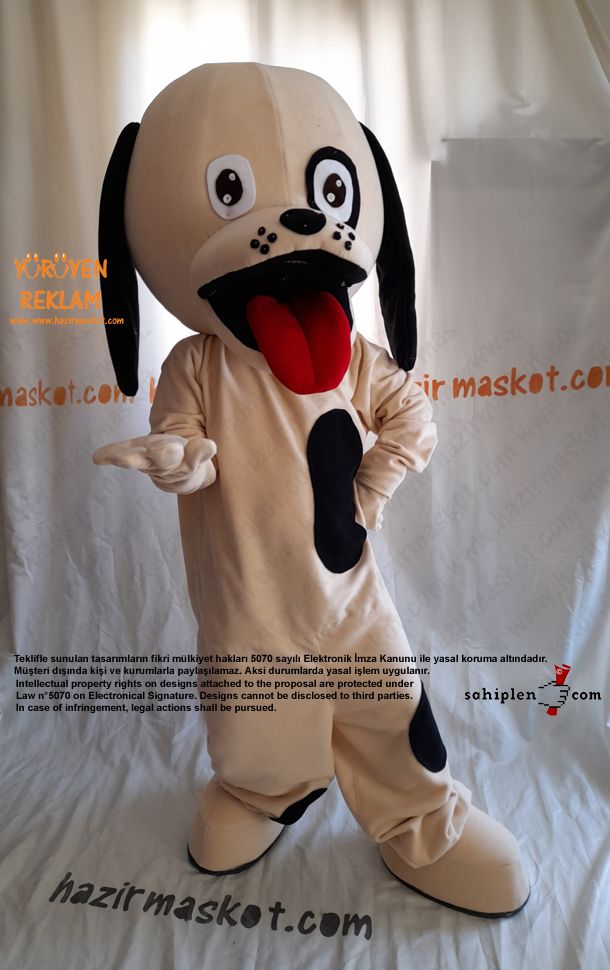 Rompy Dog Köpek Maskot kostümü maskot kostümü