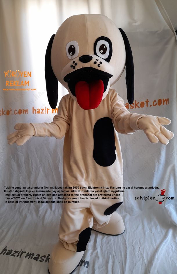 Rompy Dog Köpek Maskot kostümü maskot kostümü