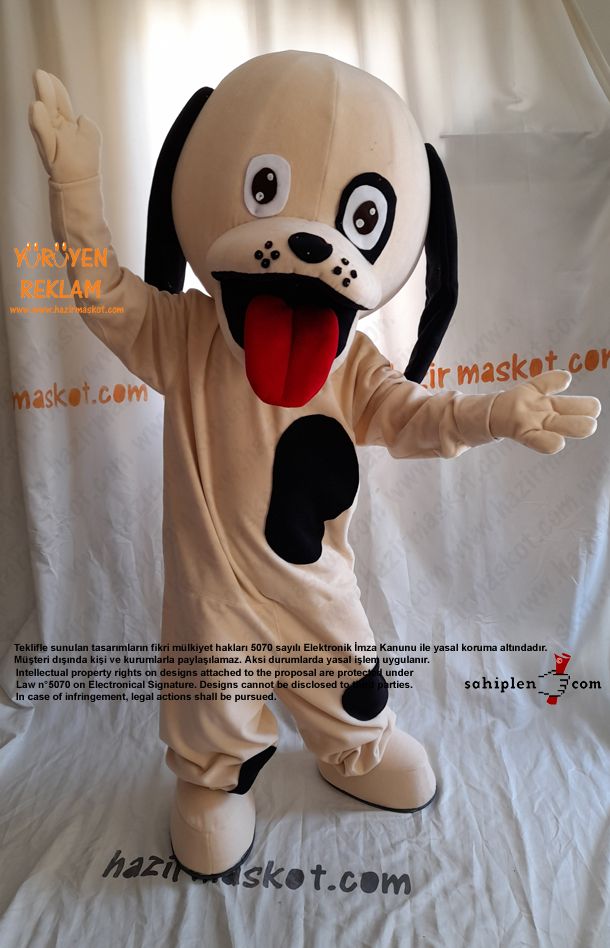 Rompy Dog Köpek Maskot kostümü maskot kostümü
