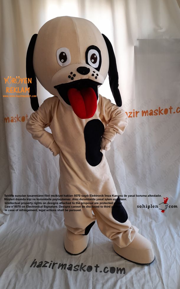 Rompy Dog Köpek Maskot kostümü maskot kostümü