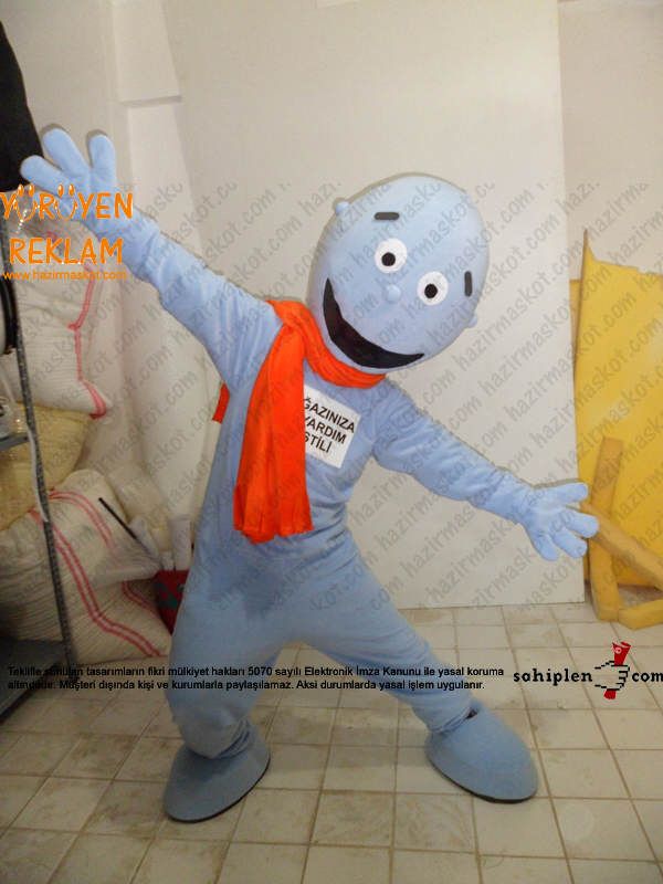 Strepsil Bay Boğaz Maskotu maskot kostümü