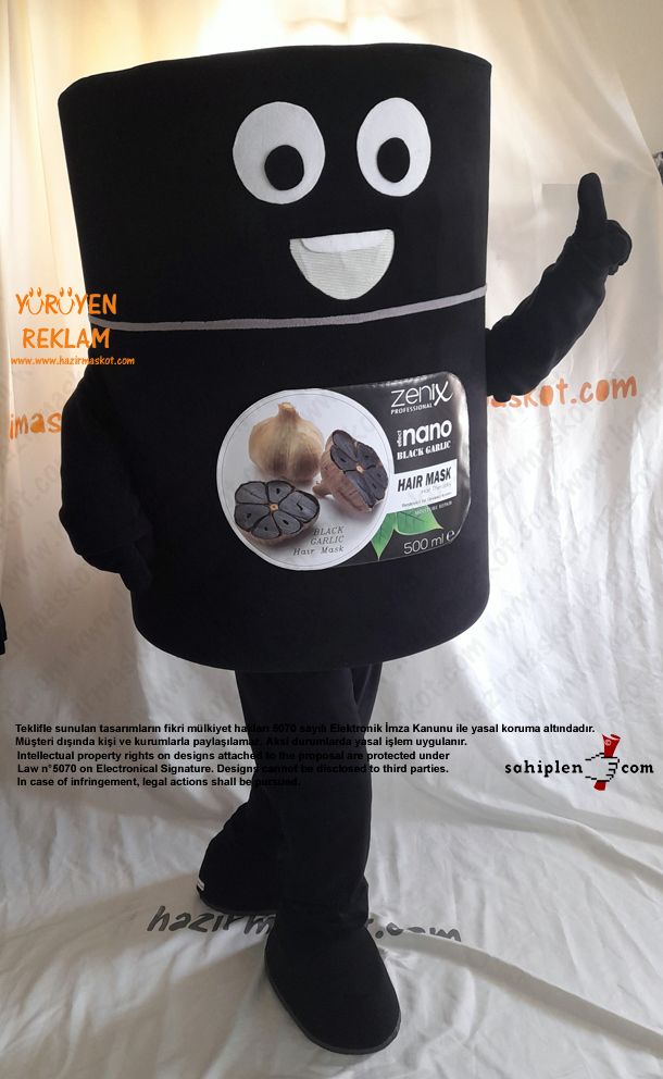Zenix Saç Maskesi maskot kostümü