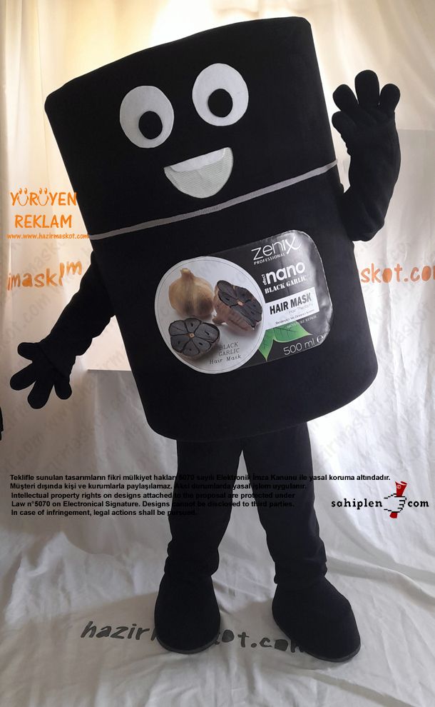 Zenix Saç Maskesi maskot kostümü