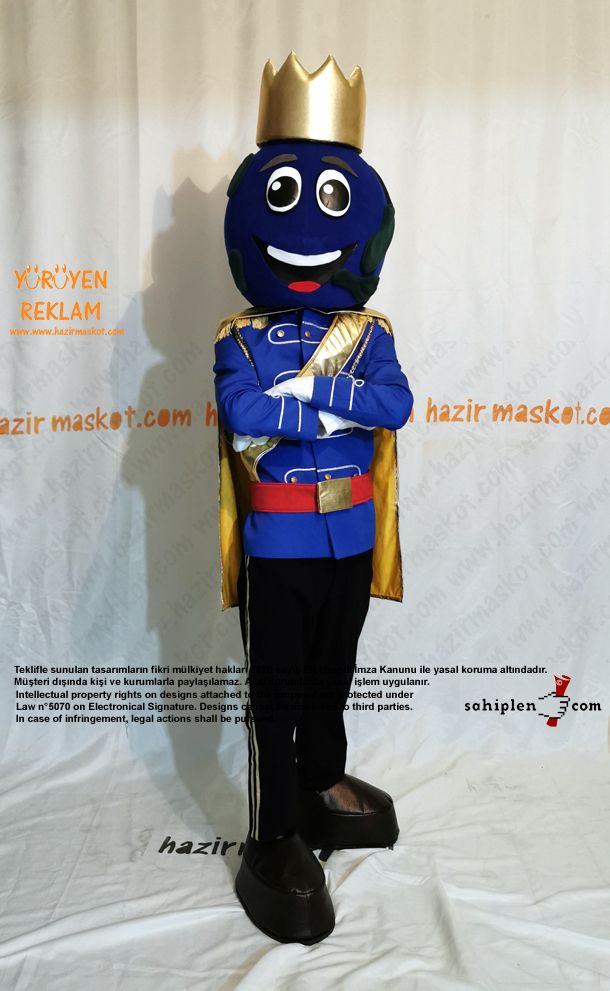 Abloom Prens Maskot / abloom.no / Norveç maskot kostümü