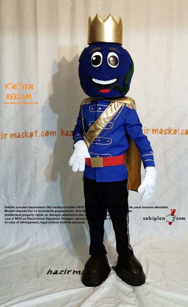 Abloom Prens Maskot / abloom.no / Norveç maskot kostümü