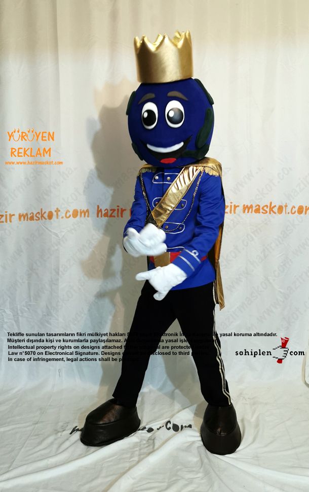 Abloom Prens Maskot / abloom.no / Norveç maskot kostümü
