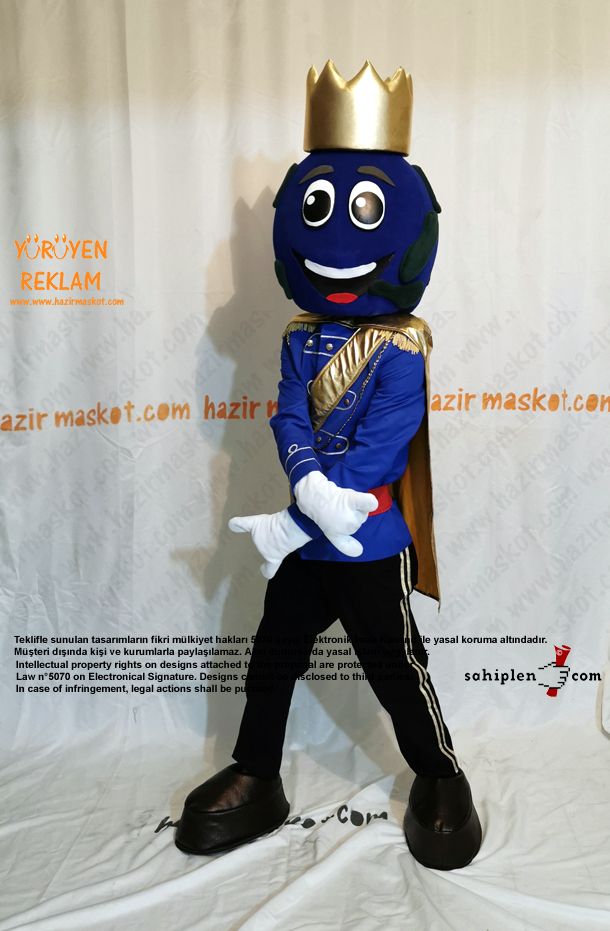 Abloom Prens Maskot / abloom.no / Norveç maskot kostümü