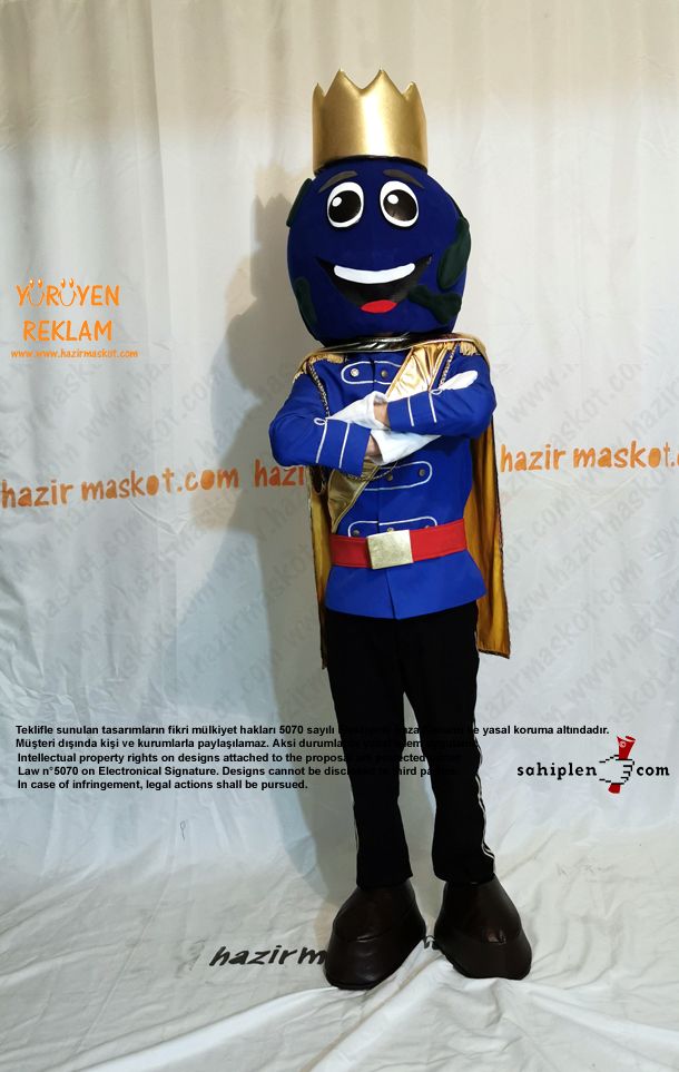 Abloom Prens Maskot / abloom.no / Norveç maskot kostümü