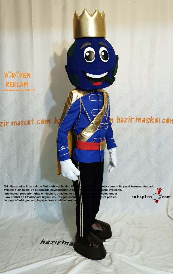 Abloom Prens Maskot / abloom.no / Norveç maskot kostümü