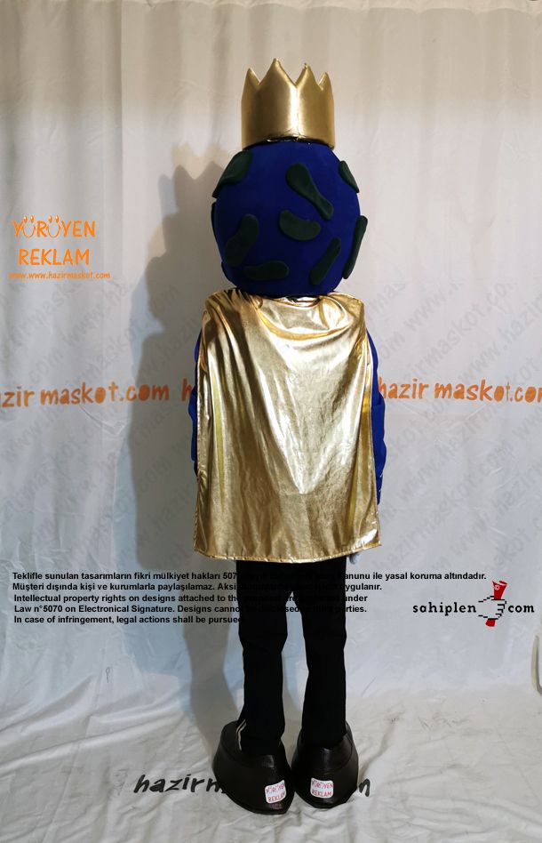 Abloom Prens Maskot / abloom.no / Norveç maskot kostümü