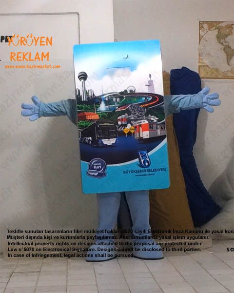 Ankara Kart / Ankara Büyük Şehir Belediyesi maskot kostümü