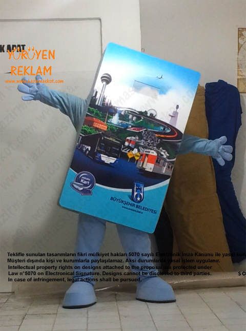 Ankara Kart / Ankara Büyük Şehir Belediyesi maskot kostümü