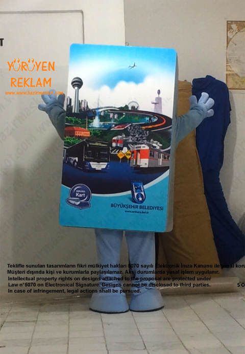 Ankara Kart / Ankara Büyük Şehir Belediyesi maskot kostümü