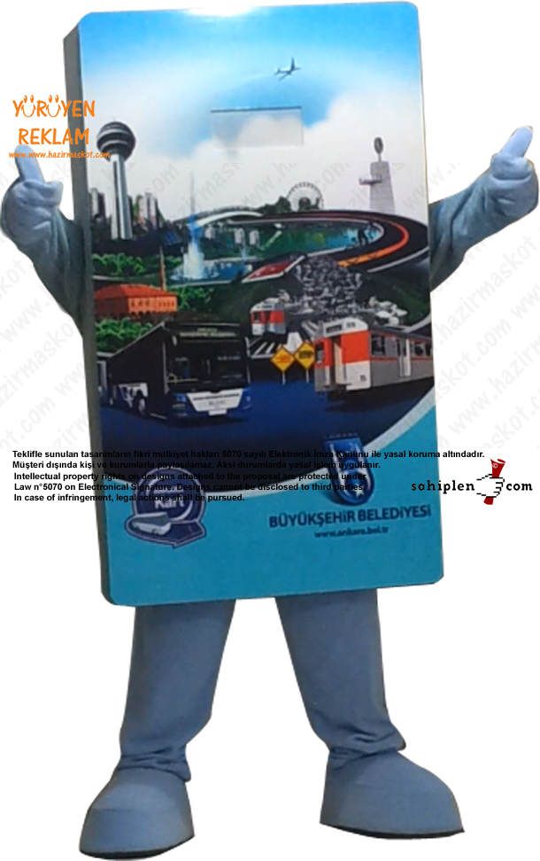 Ankara Kart / Ankara Büyük Şehir Belediyesi maskot kostümü