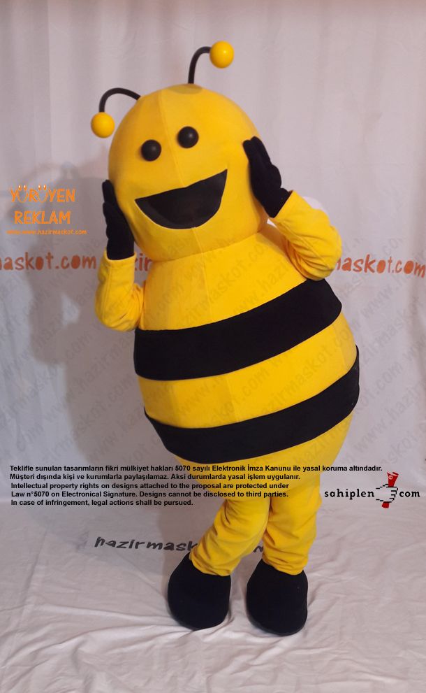 Arı Maskot Kostümü / Bee Mascot Costume maskot kostümü