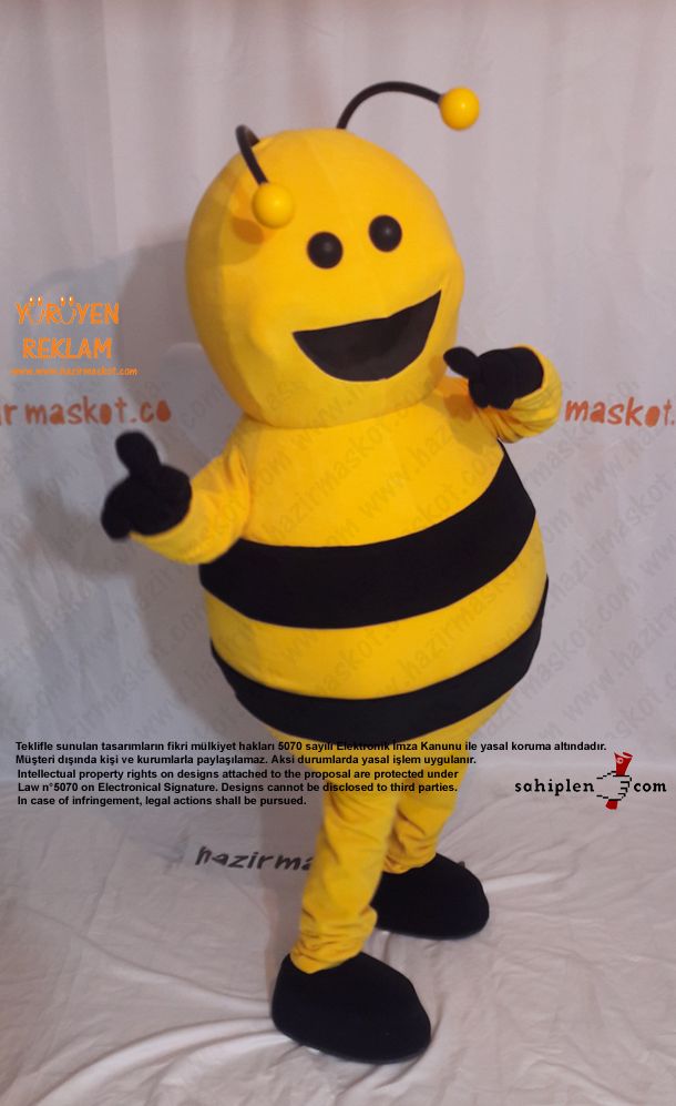 Arı Maskot Kostümü / Bee Mascot Costume maskot kostümü