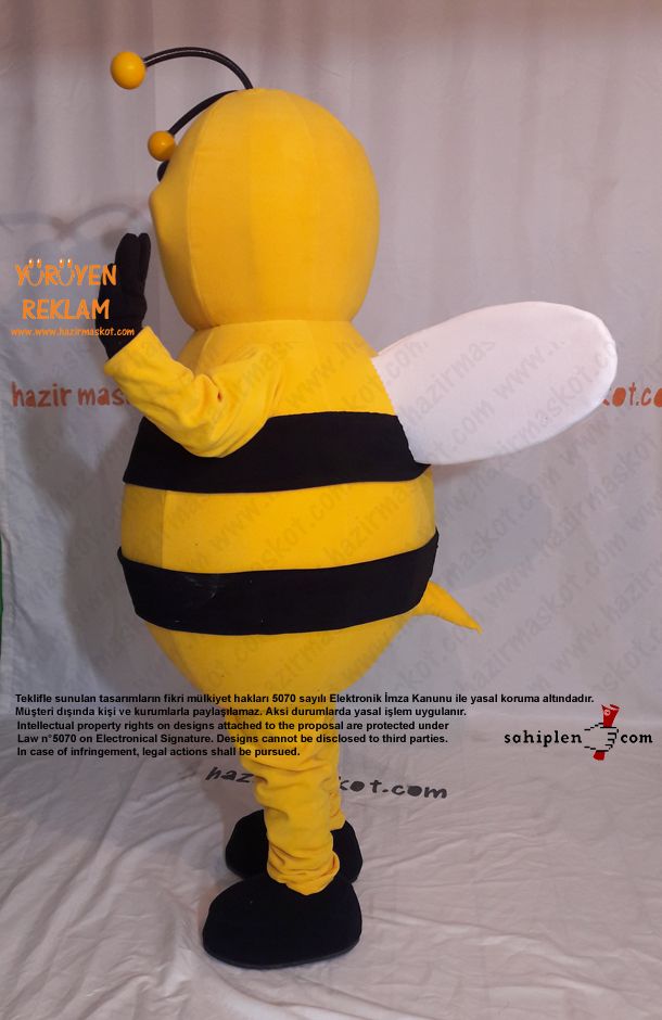 Arı Maskot Kostümü / Bee Mascot Costume maskot kostümü