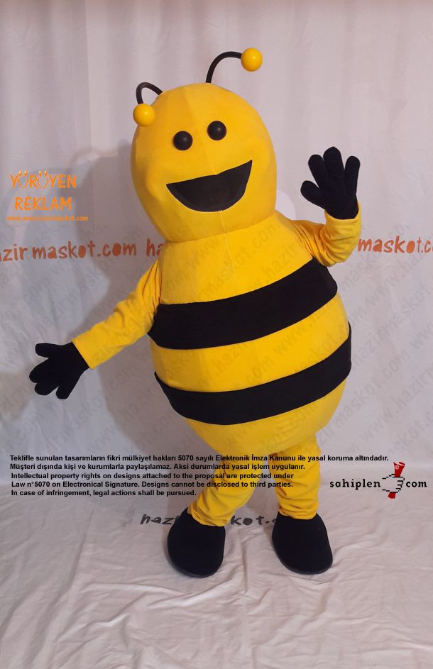Arı Maskot Kostümü / Bee Mascot Costume maskot kostümü
