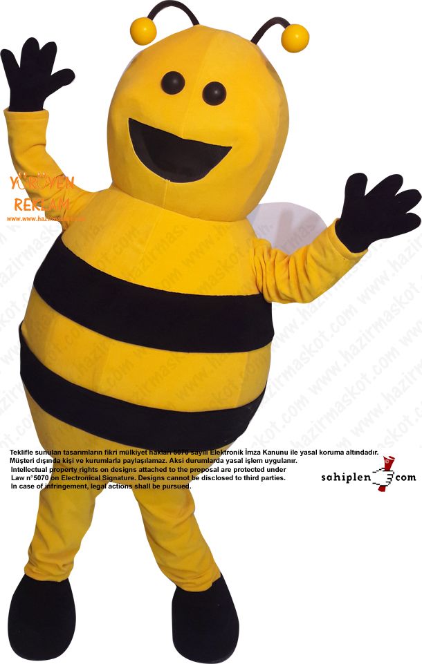 Arı Maskot Kostümü / Bee Mascot Costume maskot kostümü