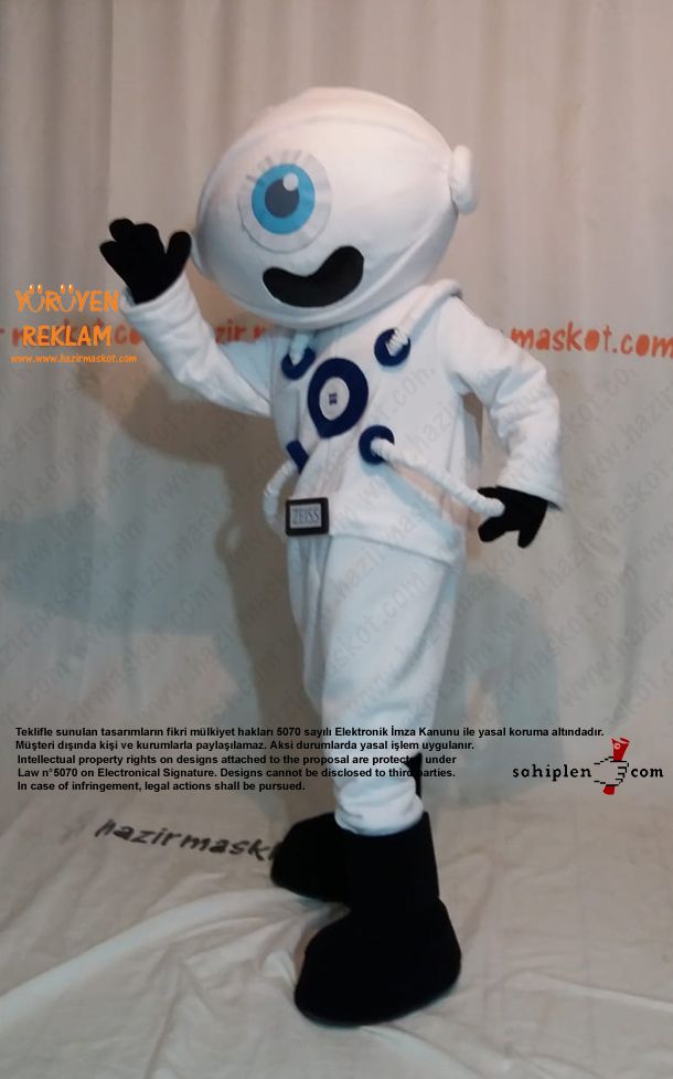 Astronot Maskot Kostümü / ZEISS maskot kostümü