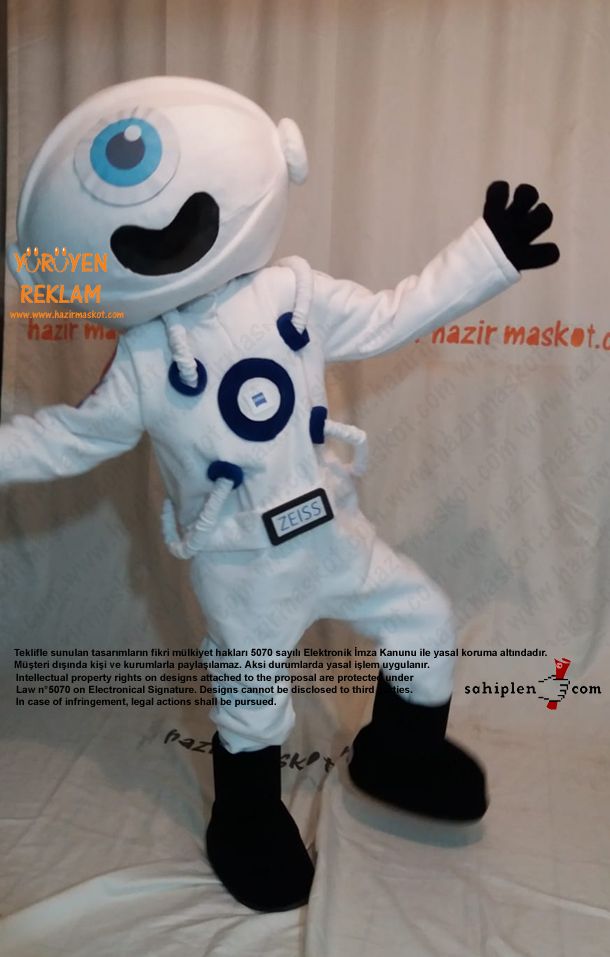 Astronot Maskot Kostümü / ZEISS maskot kostümü
