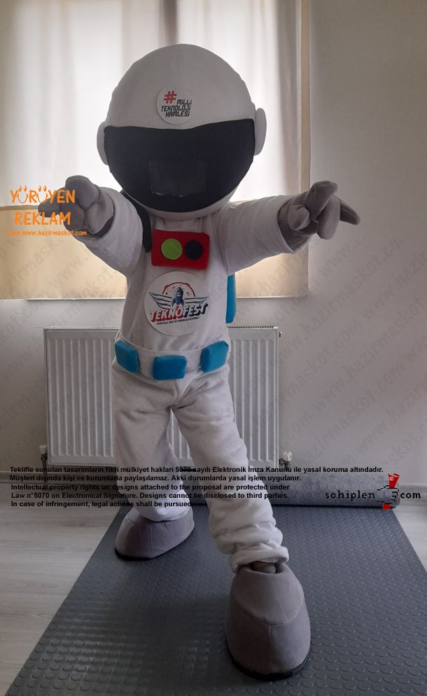 Astronot Maskot Kostümü / TeknoFest maskot kostümü