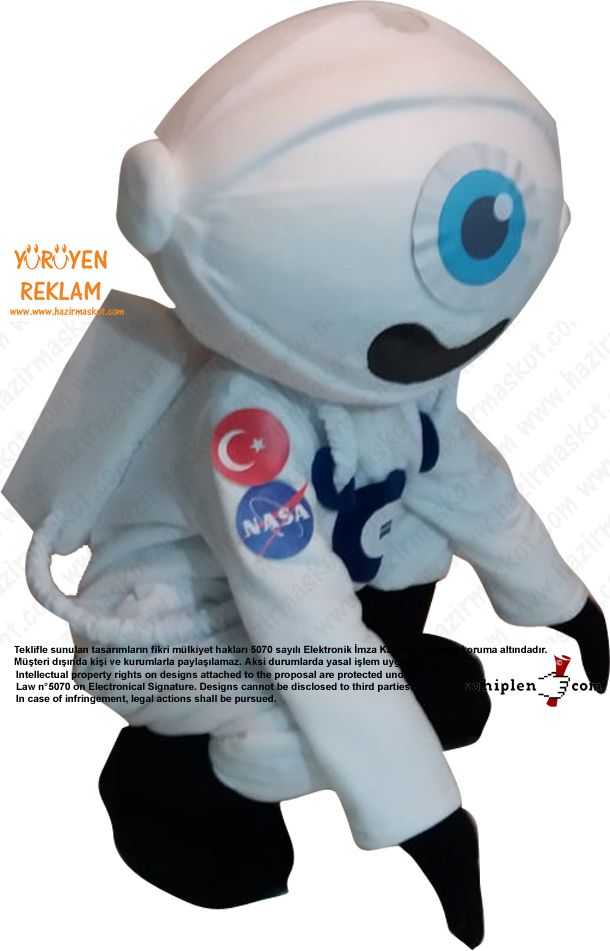 Astronot Maskot Kostümü / ZEISS maskot kostümü
