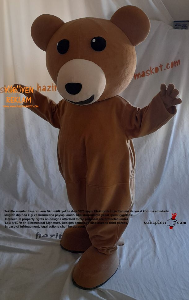 Ayı Maskotu maskot kostümü