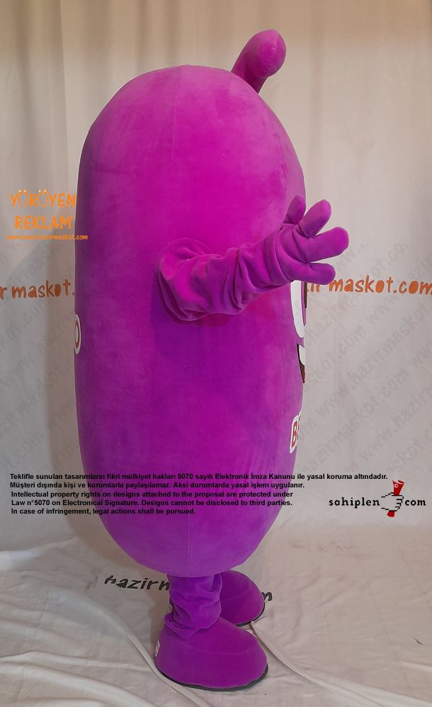 Bebeto Şeker Maskot Kostümü / Kervan Gıda maskot kostümü