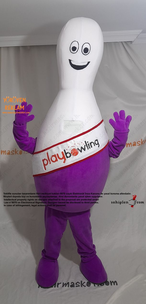 Lobut Maskot Kostümü / PlayBowling maskot kostümü