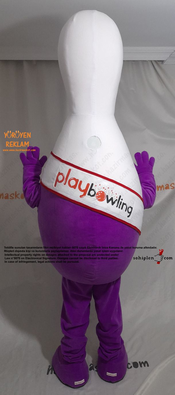 Lobut Maskot Kostümü / PlayBowling maskot kostümü