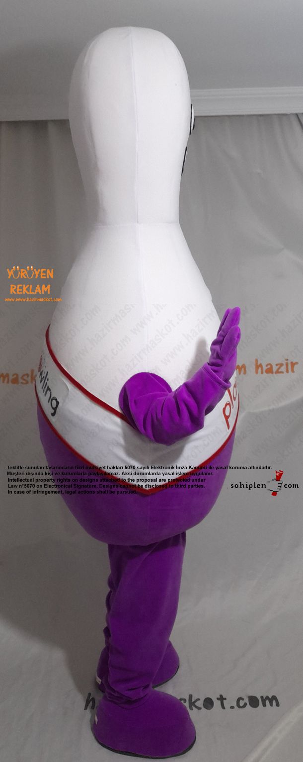 Lobut Maskot Kostümü / PlayBowling maskot kostümü