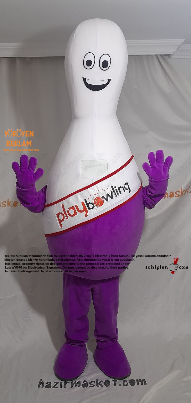 Lobut Maskot Kostümü / PlayBowling maskot kostümü