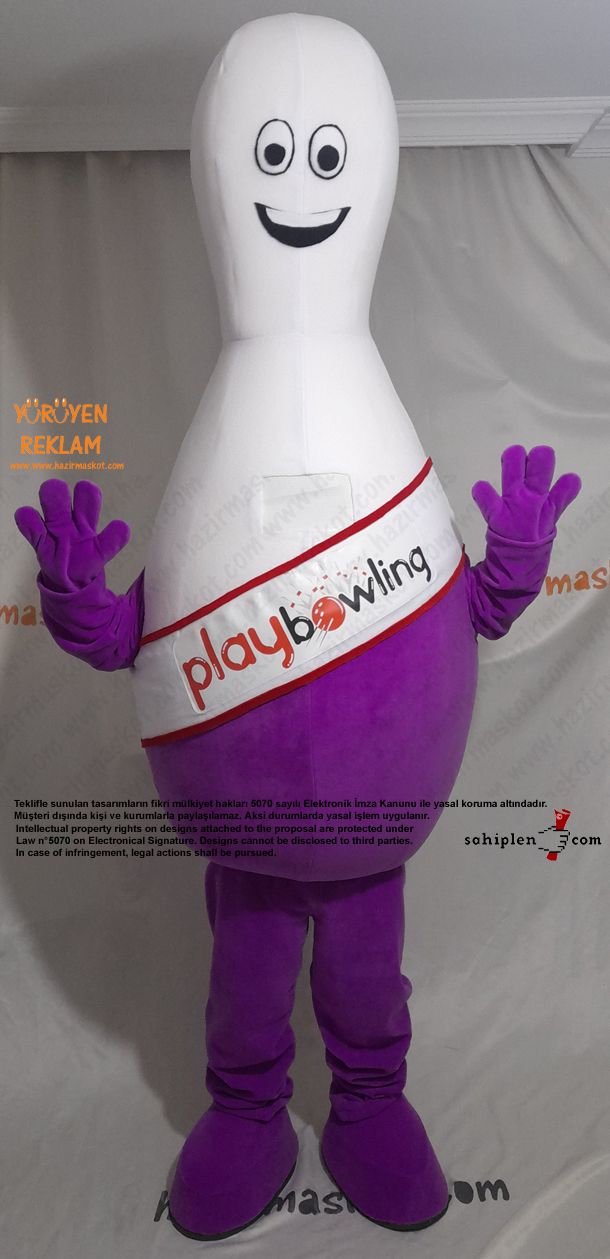 Lobut Maskot Kostümü / PlayBowling maskot kostümü