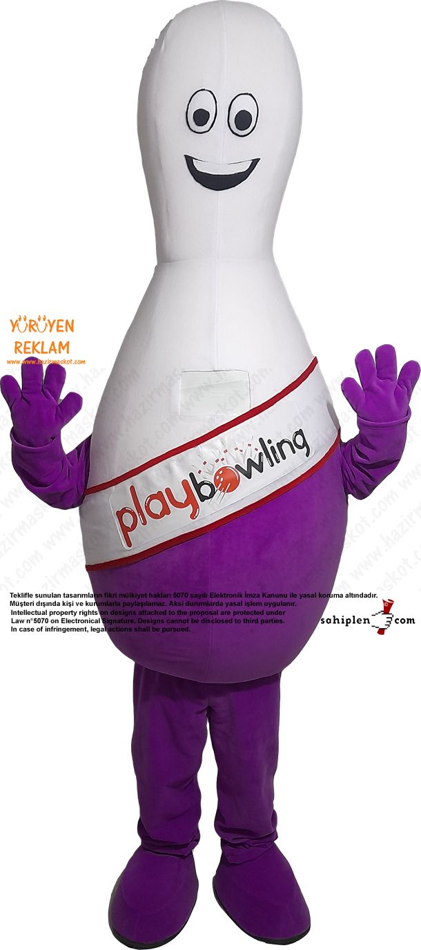 Lobut Maskot Kostümü / PlayBowling maskot kostümü