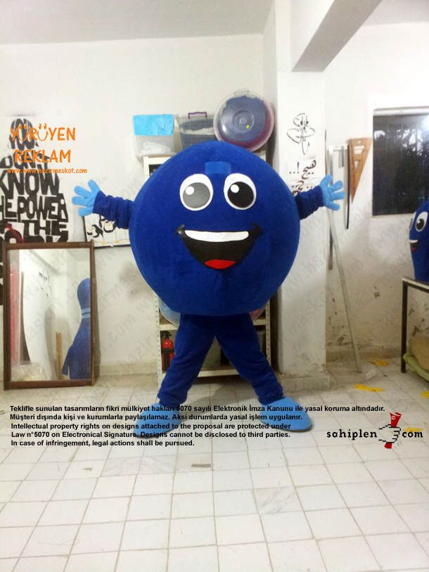 Bowling Topu Maskot / İzmit maskot kostümü