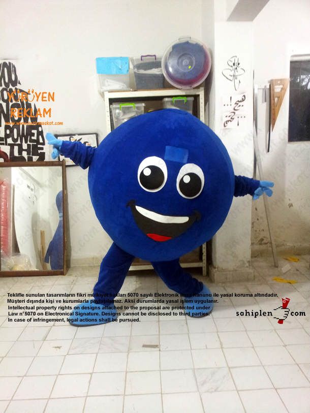 Bowling Topu Maskot / İzmit maskot kostümü