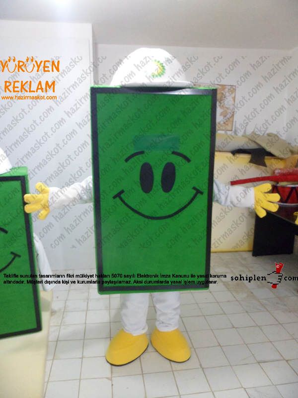 BP Kutu Adam Maskot maskot kostümü