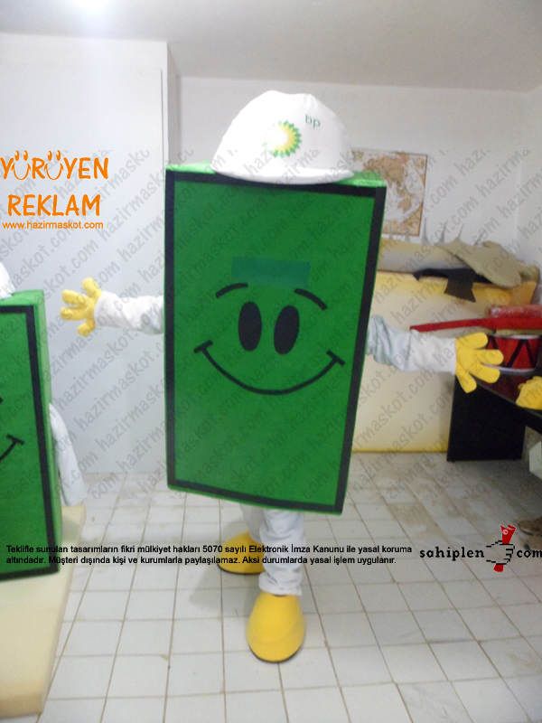 BP Kutu Adam Maskot maskot kostümü